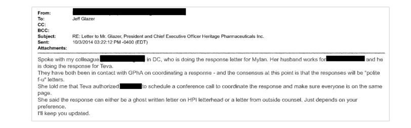 Letter to DOJ